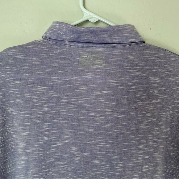 PGA Tour Golf Polo Shirt Purple Mens Size Medium - Picture 6 of 9